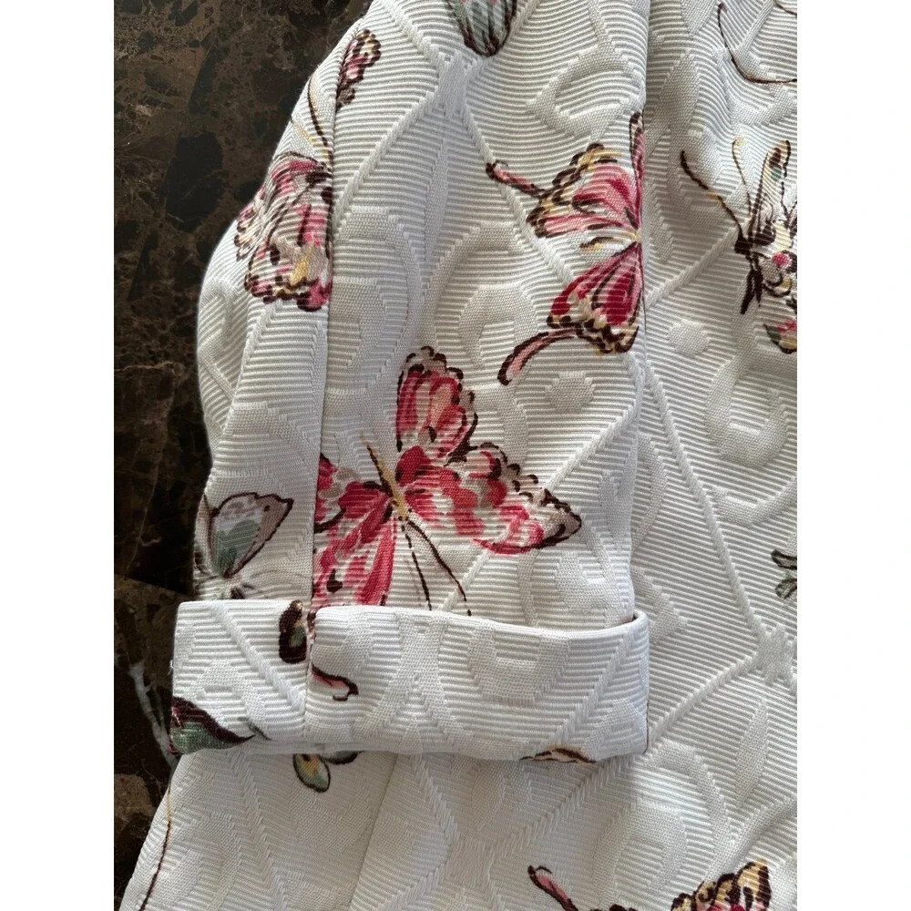Alfred Alfred Dunner textured material Butterfly Blazer Swing Jacket